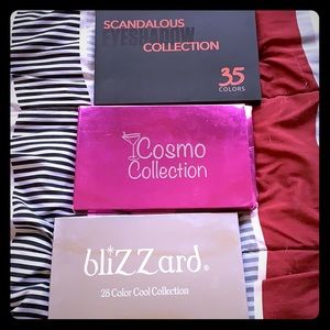 Eyeshadow collections three different pallets